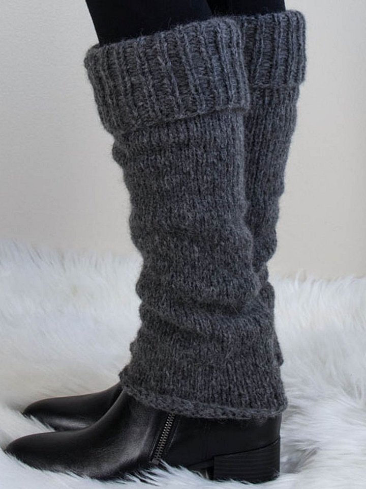 Cozy Leg Warmers Knitting Pattern - Fuzzy product image (1)