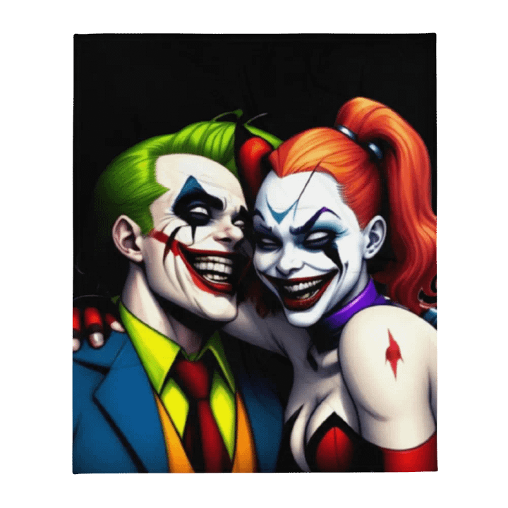 Joker & Harley soft throw blanket product image (1)