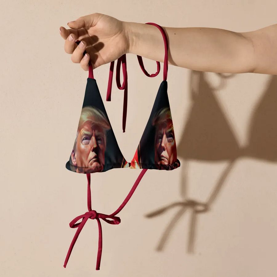 Pledge Allegiance All-Over Bikini Top product image (9)