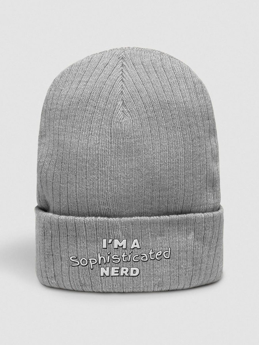 I'M A SOPHISTICATED NERD - Knitted Beanie product image (4)