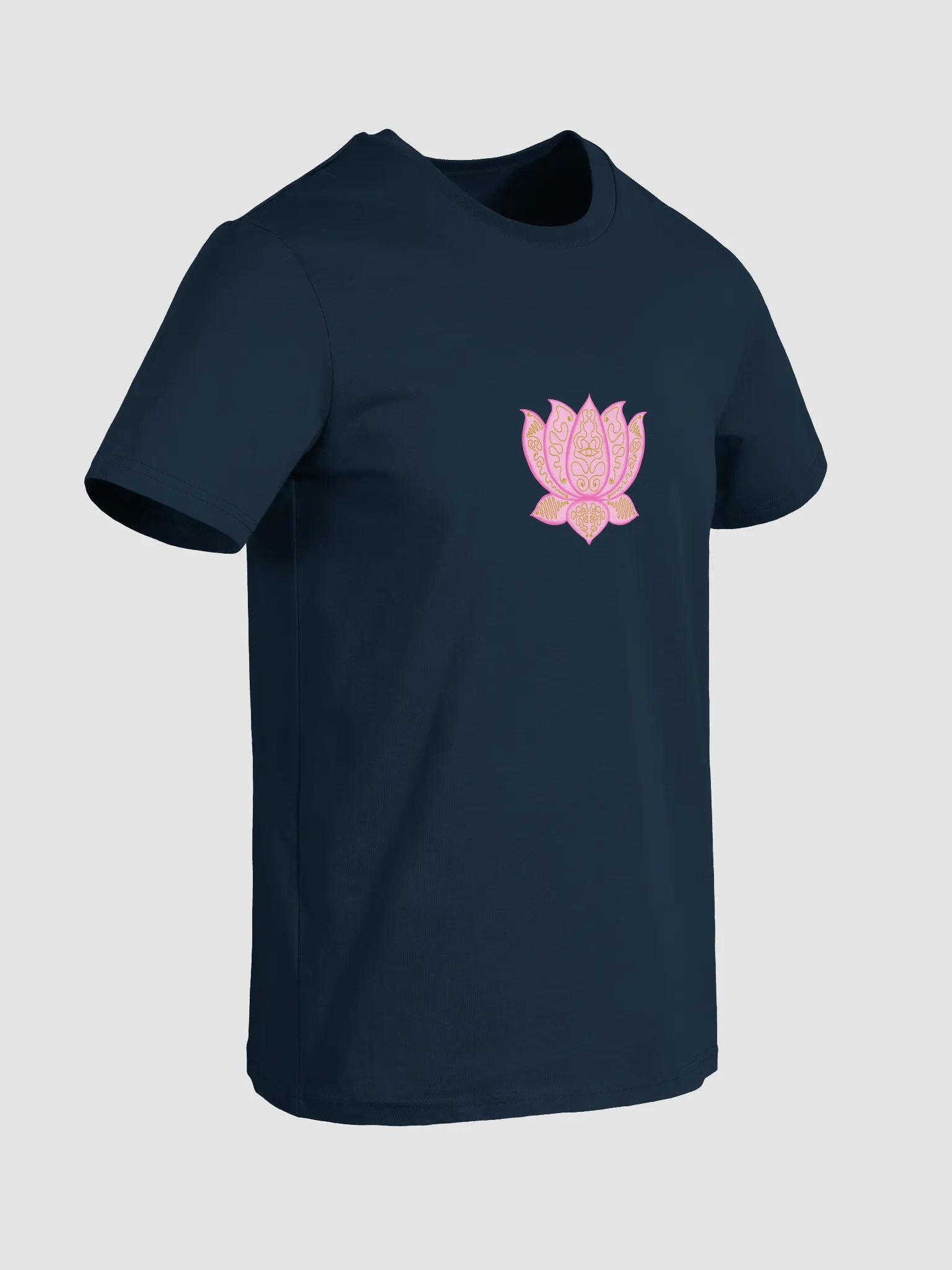 Golden Lotus Organic T-Shirt product image (3)