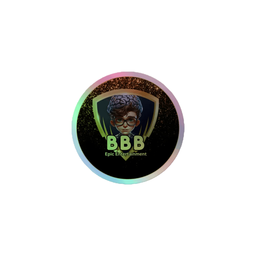 BrainBendersBanter Holographic Sticker product image (1)