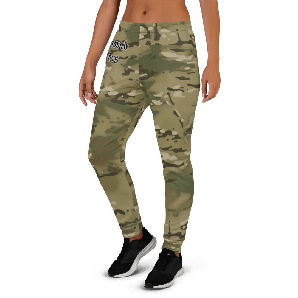 Faithful Camo: Proverb 3:25 Women's Joggers - Multicam product image (3)