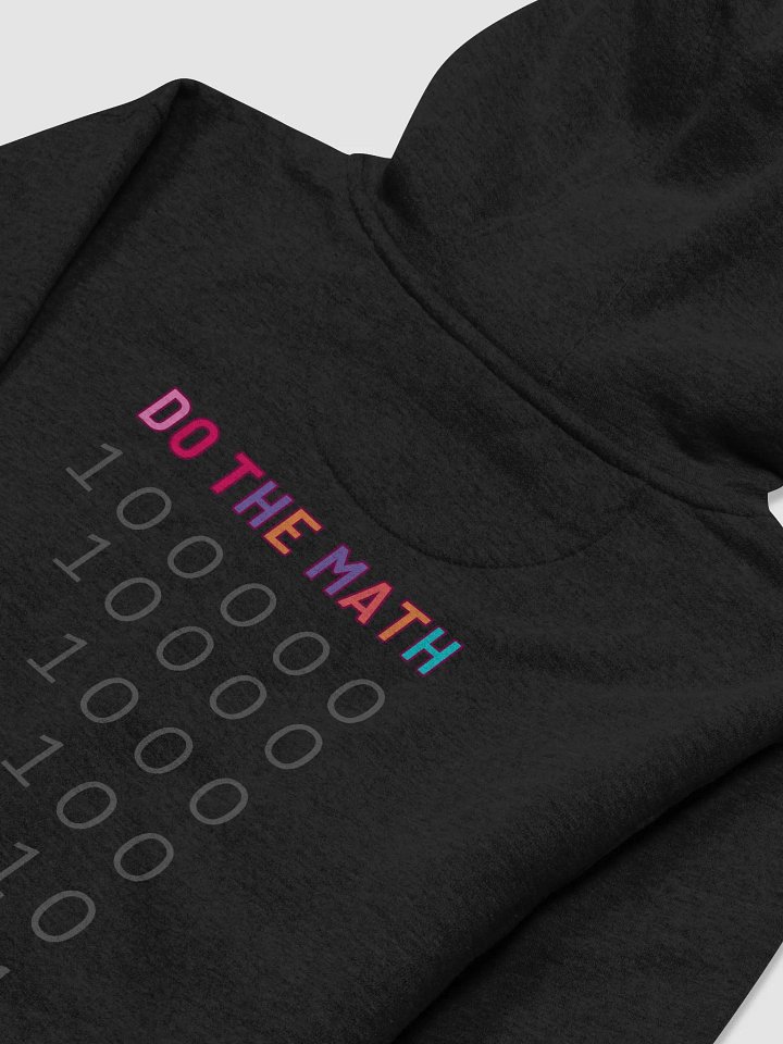 Numerical Journey Unisex Hoodie - Print on Back product image (2)