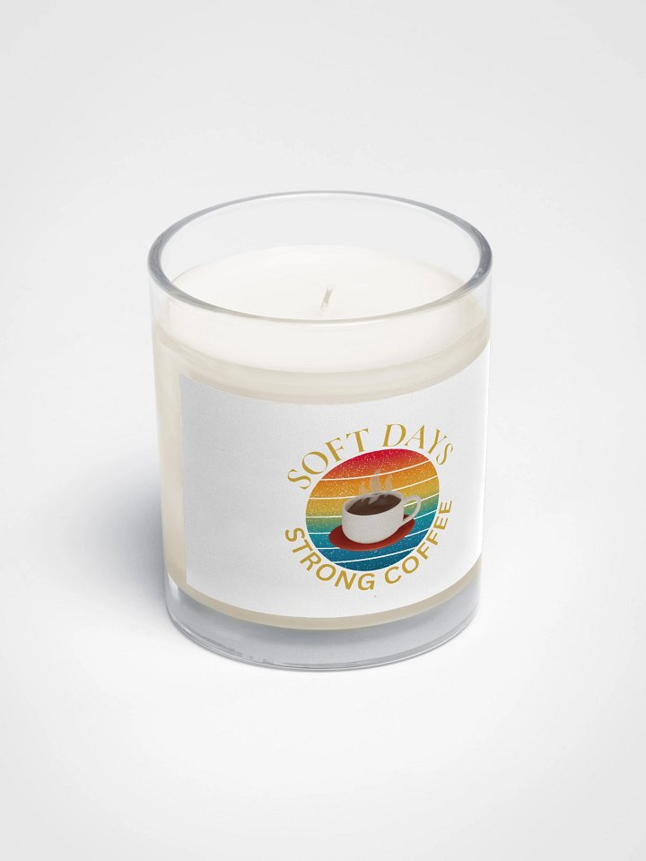 Soft Days Strong Coffee Soy Wax Candle product image (2)