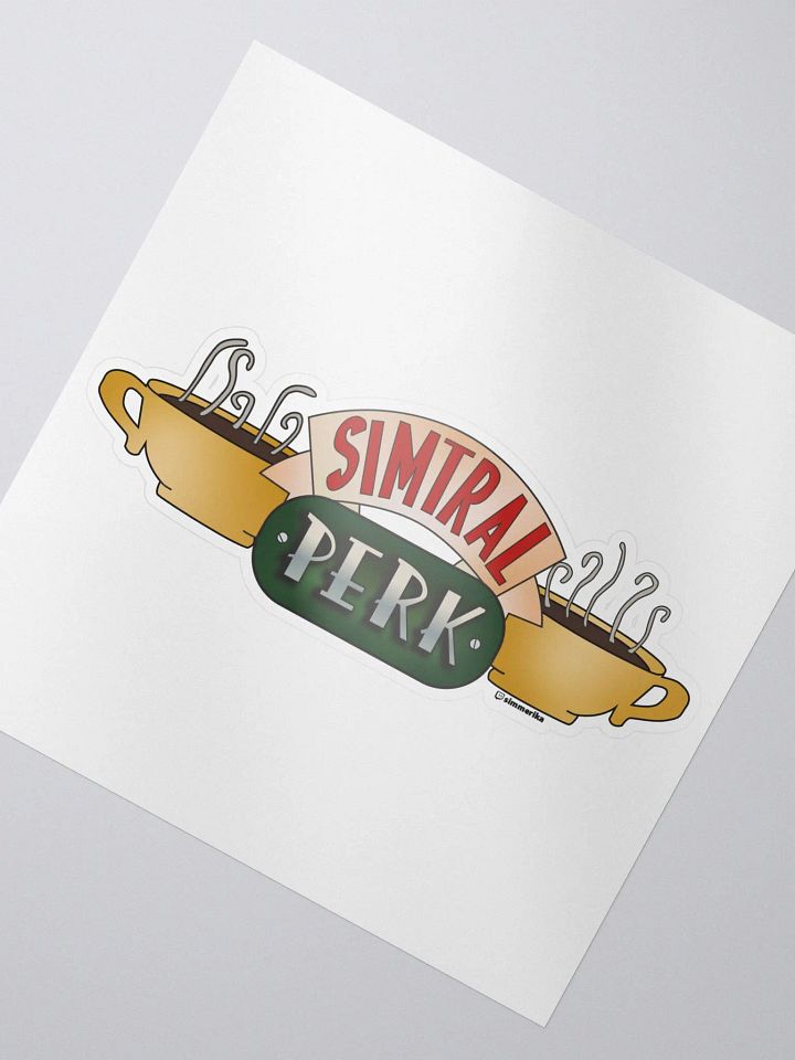 Simtral Perk Cutout Sticker product image (2)