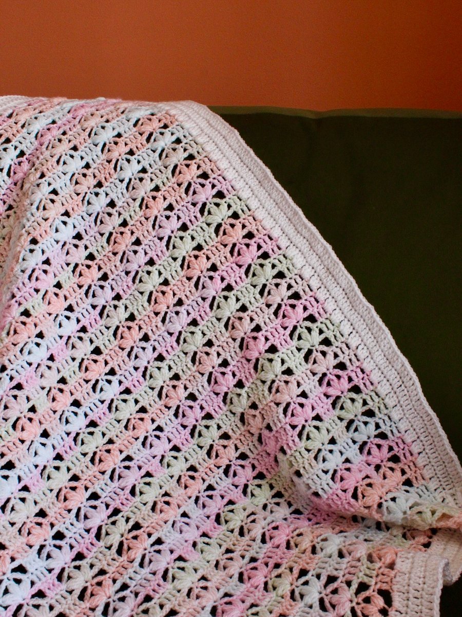 Lace Crochet Baby Blanket - Scarlett Baby Blanket product image (11)