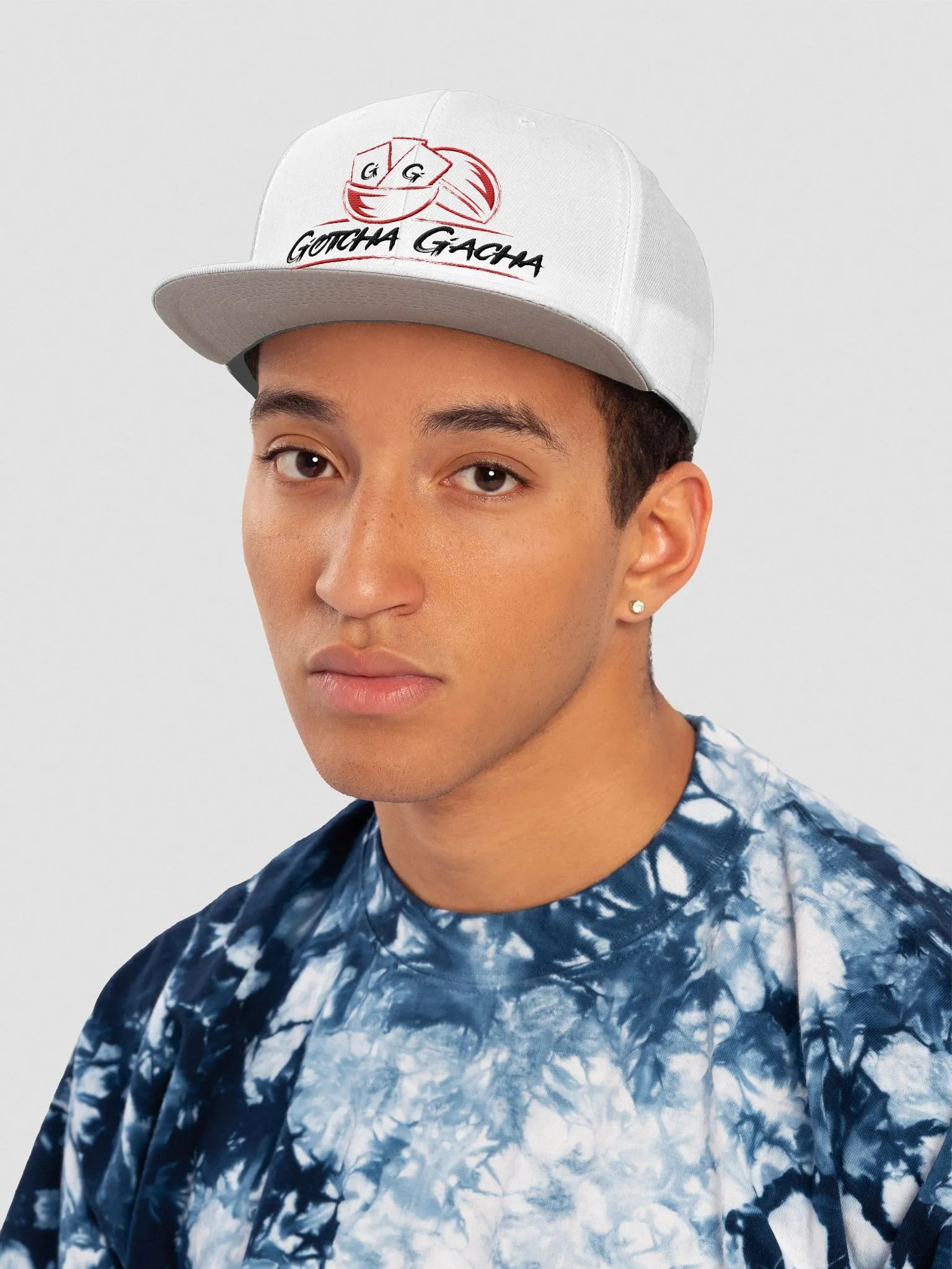 Wool Blend Snapback Cap (White) product image (6)