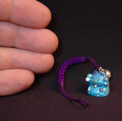 Maneki Neko Phone Strap - Japanese Cat Keitai Sutorappu product image (2)