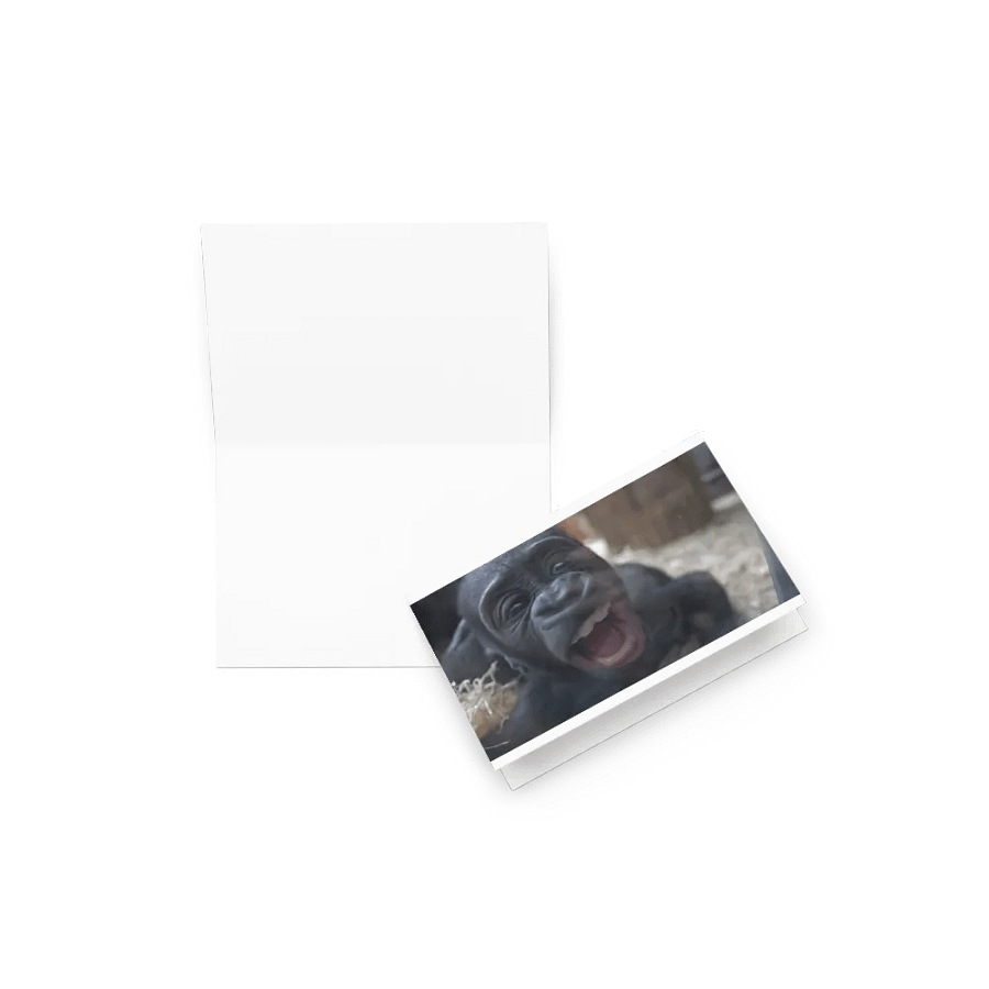 Curious Gorilla Greeting Card product image (5)