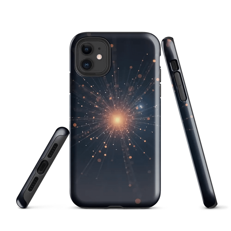 Tough Case for iPhone® – Cosmic Light Outburst product image (1)