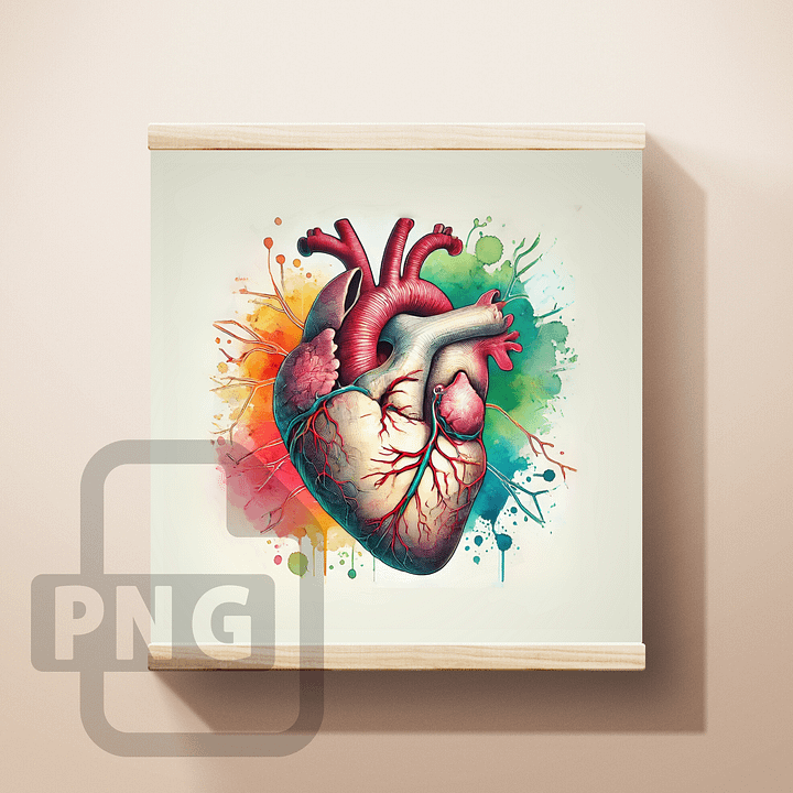 Ilustraciones Anatómicas para TCAEs | Láminas de Anatomía de Alta Calidad (40 x 40 cm) en PNG product image (2)