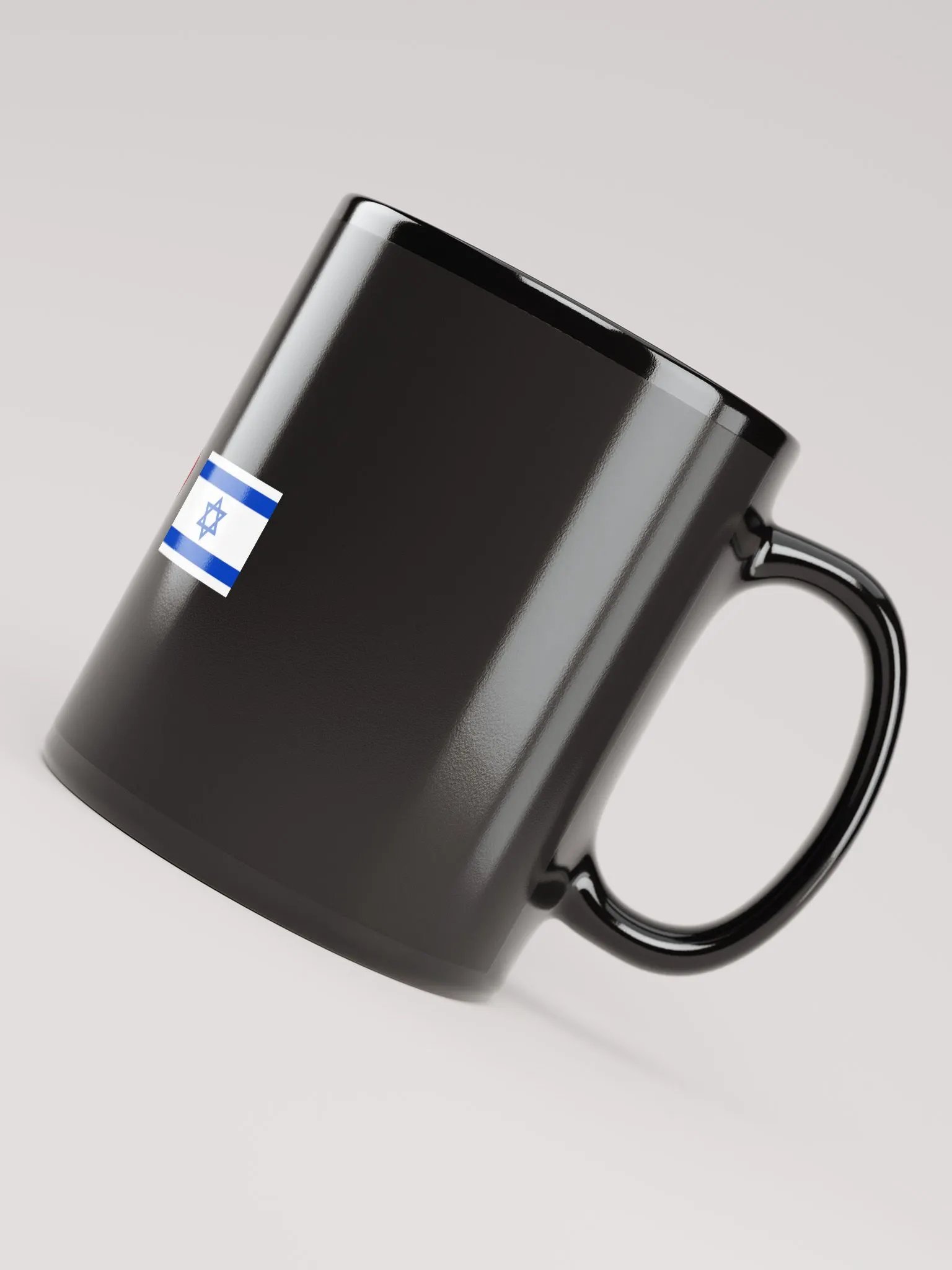 God Loves Israel Black Mug product image (5)