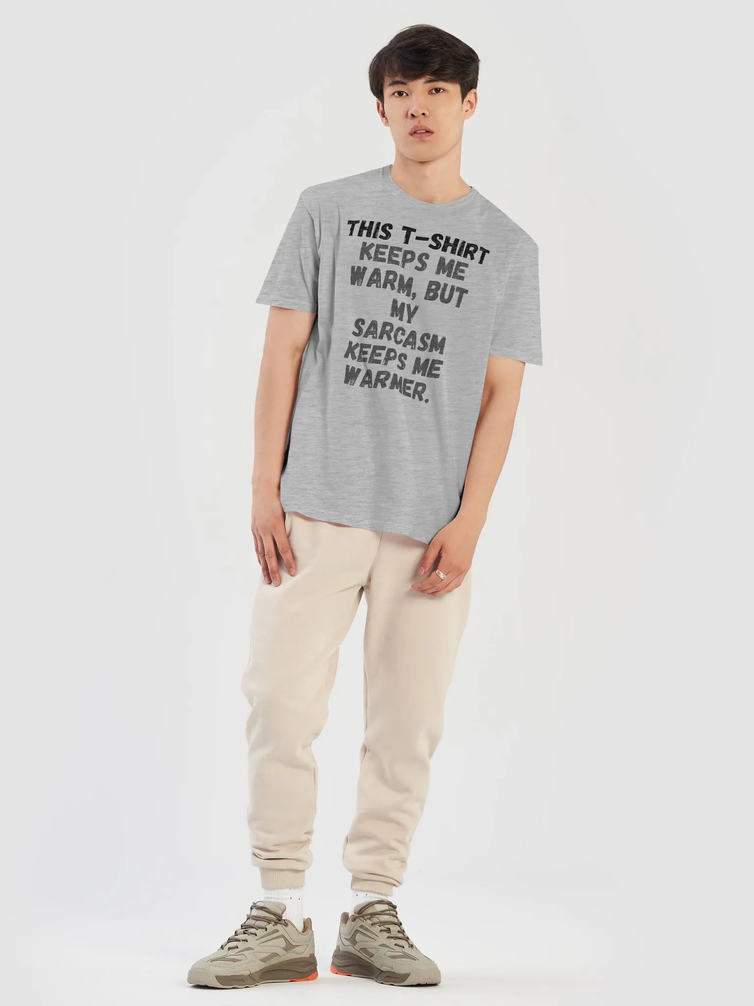 This t-shirt keeps me warm, but my sarcasm keeps me warmer. product image (13)