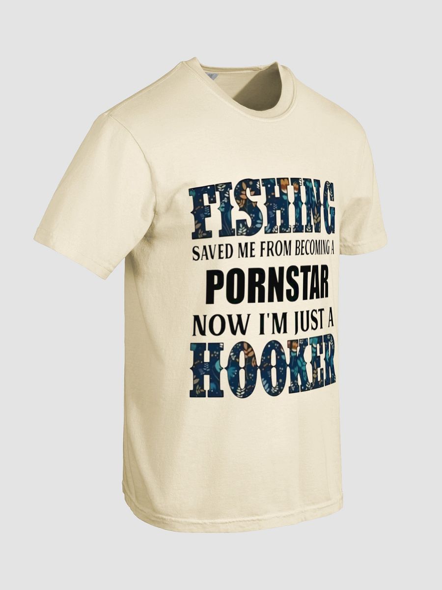 Floral Fishing Hooker T-Shirt product image (14)