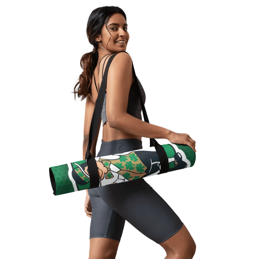 Lucky Leprechaun Yoga Mat product image (9)