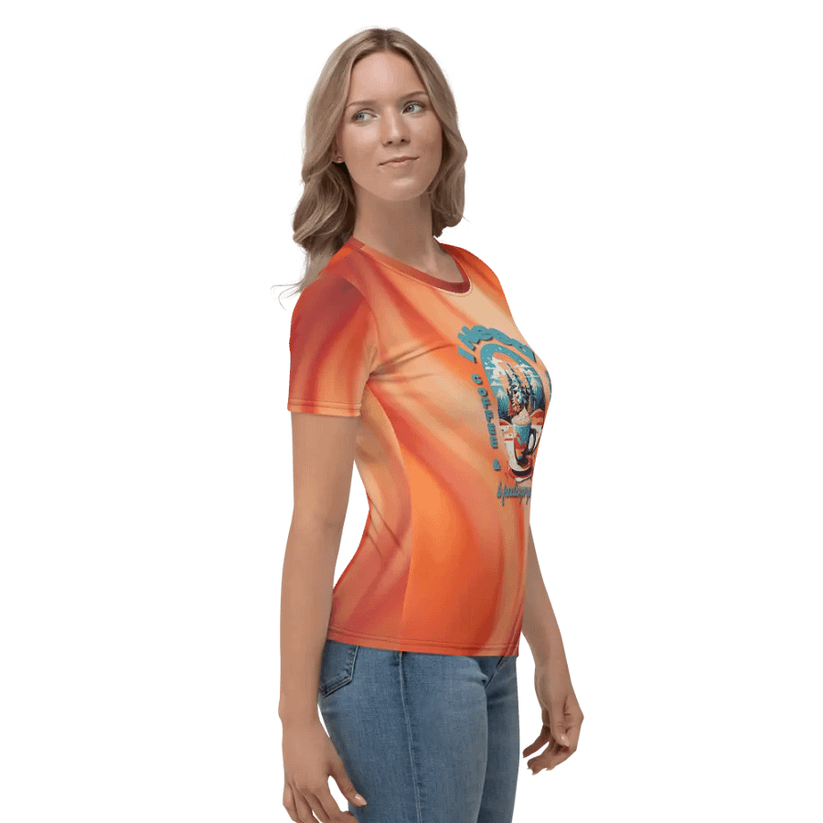 I Need Coffee and Sunsets to Function All Over Print T-shirt product image (3)
