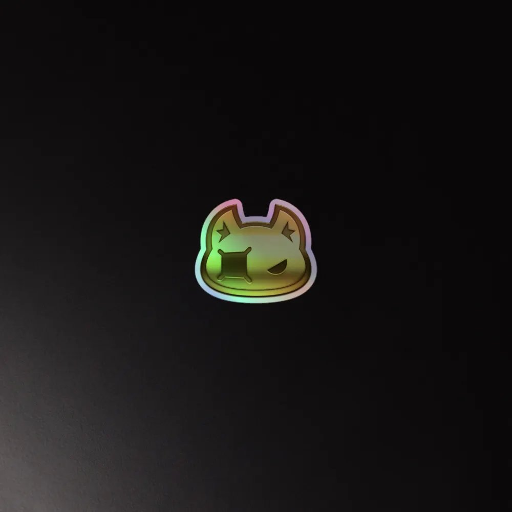 Kitty Logo Holographic Sticker product image (2)
