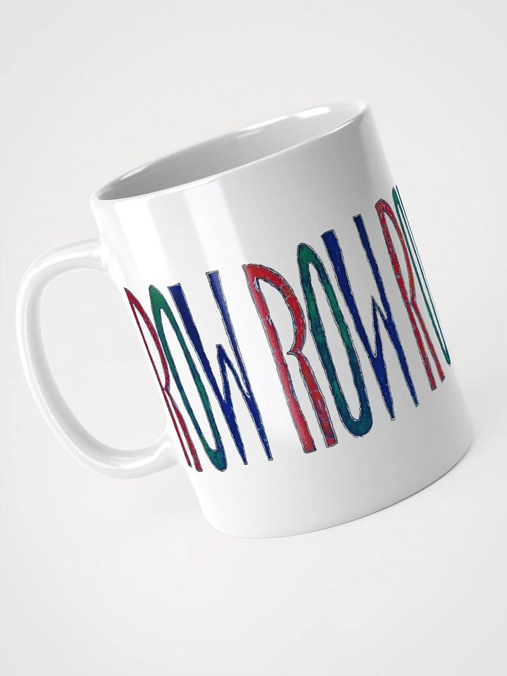 Row Row Row Your Boat White Ceramic Mug product image (1)