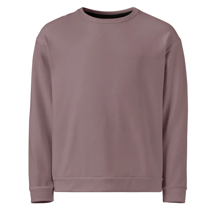 Plain Mauve Soft Summer Unisex Recycled Polyester Heavyweight Premium Sweatshirt by Treasure Pie product image (1)