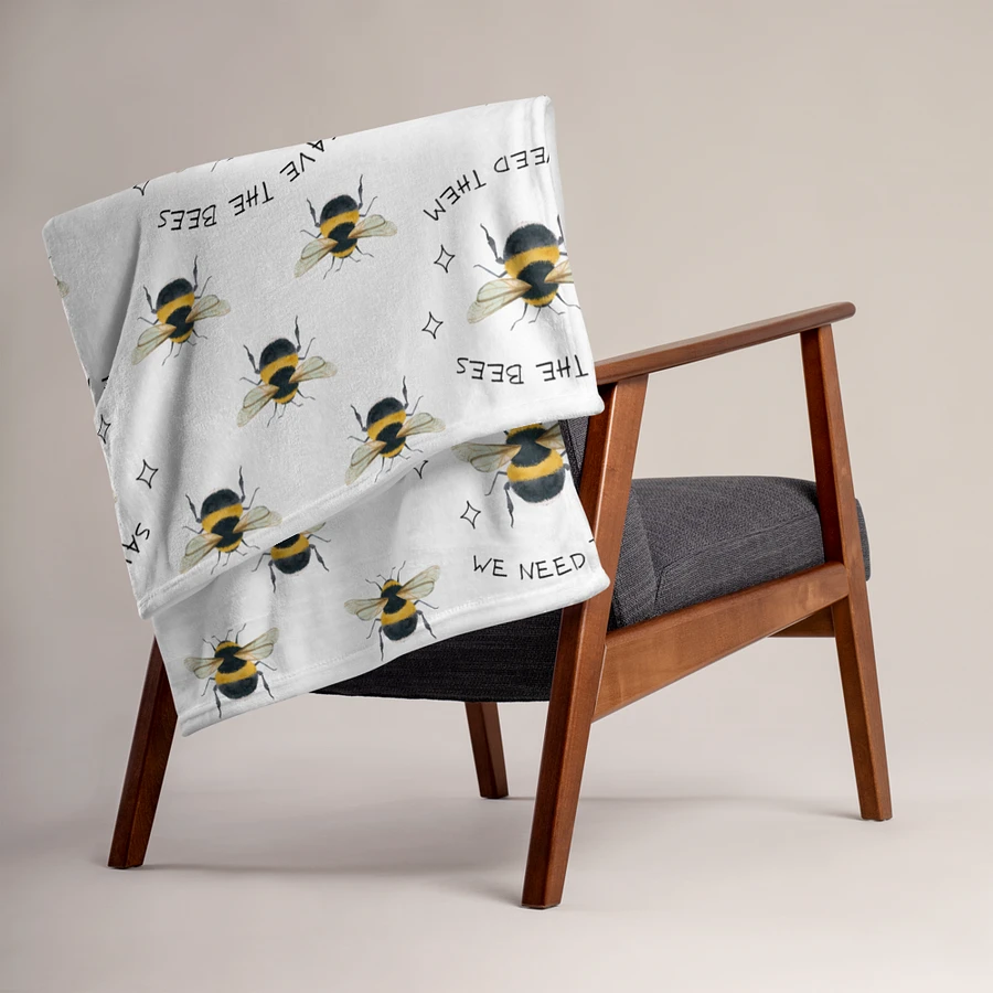 Save The Bees We Need Them Blanket product image (2)
