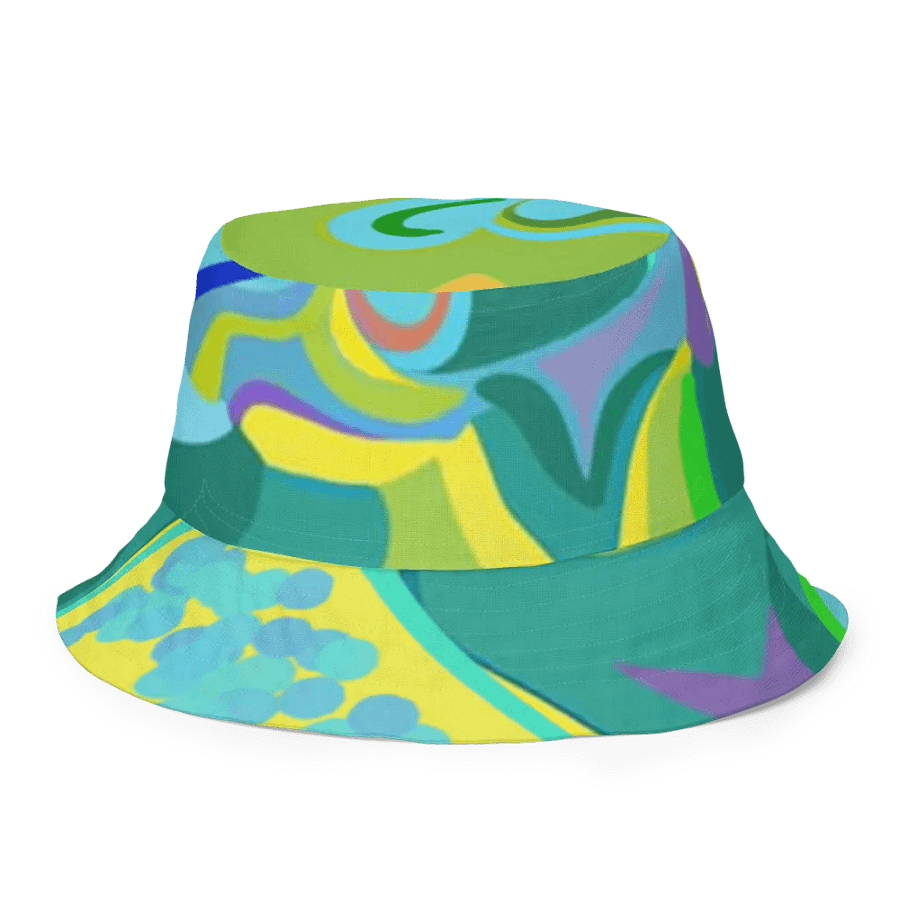 Swirls of Serenity Reversible Bucket Hat product image (7)