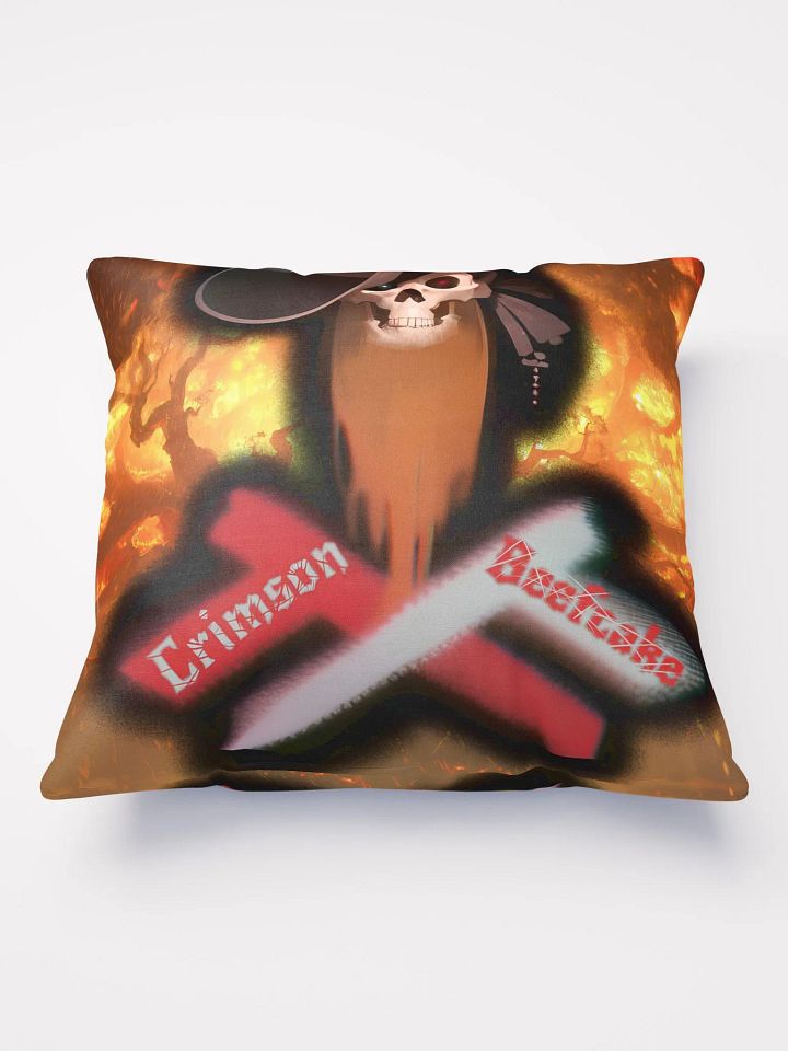 CrimsonThrowPillow (Square) product image (1)