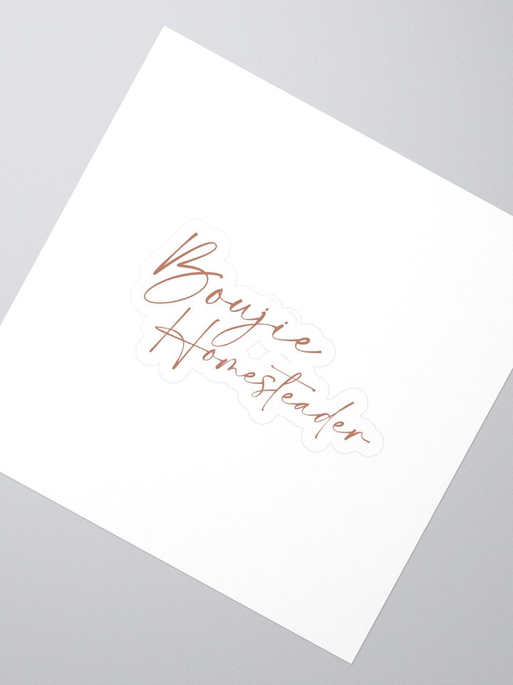 Boujie Homesteader Sticker product image (2)