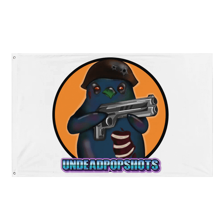 UndeadPopShots Penguin Flag Logo Color Orange product image (1)