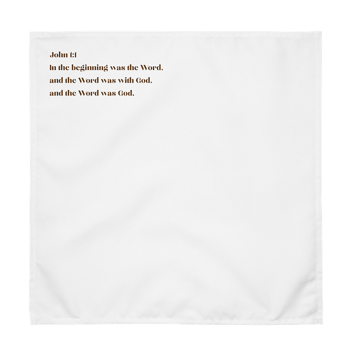 John 1:1 Cloth Napkin Set (4) product image (2)