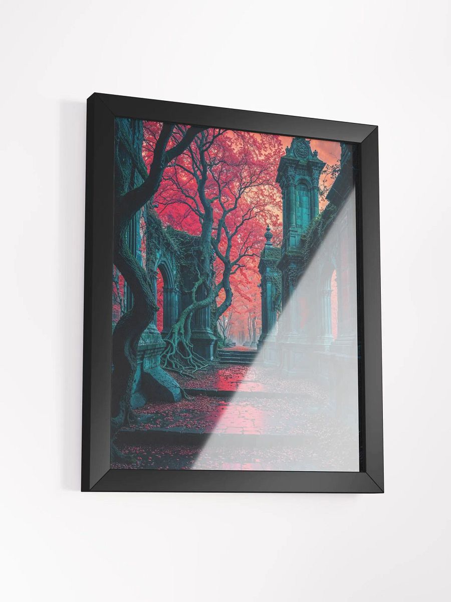 Crimson Ruins Framed Print product image (13)