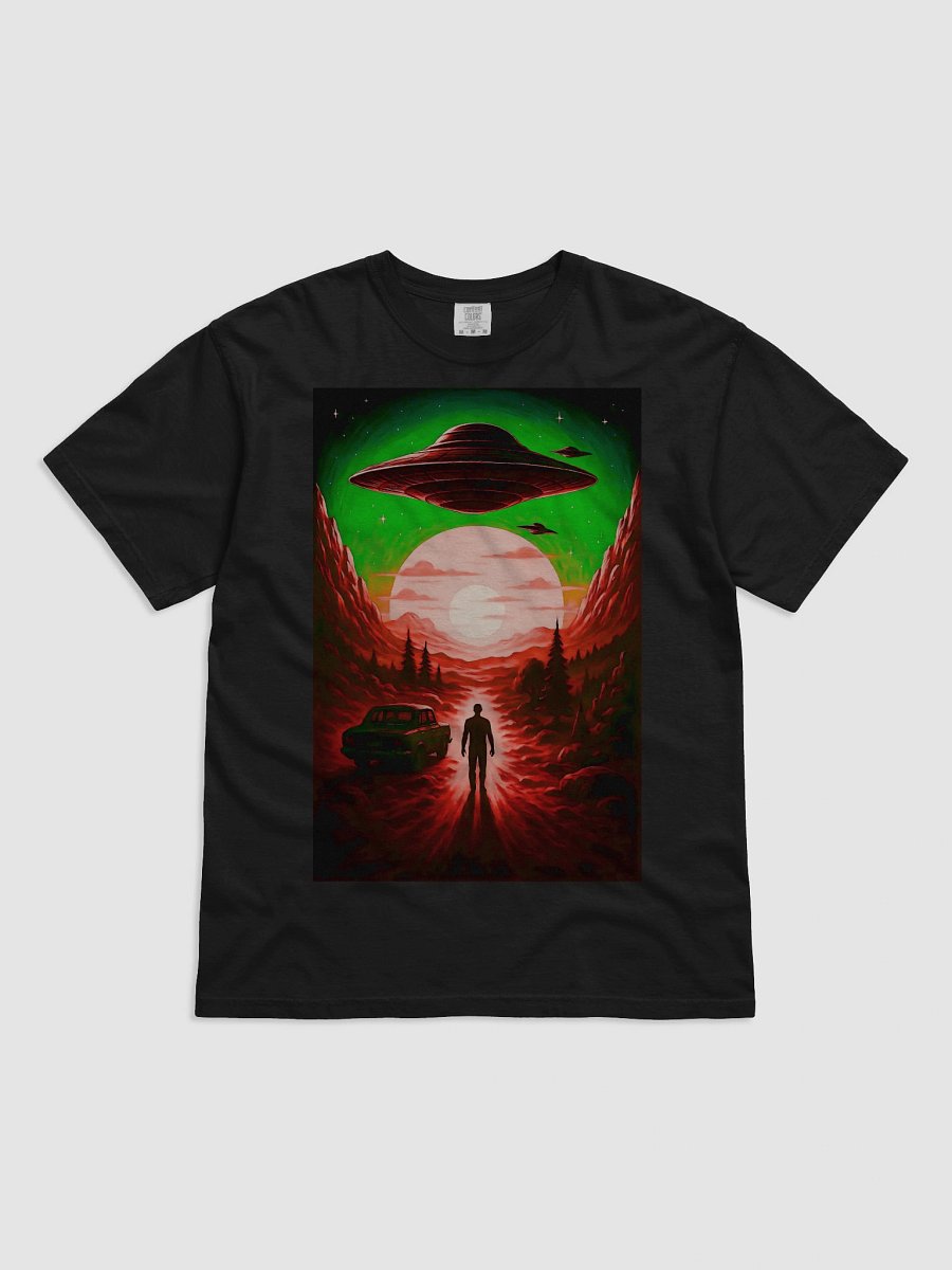 Surreal Sunset UFO Unisex Tee product image (1)