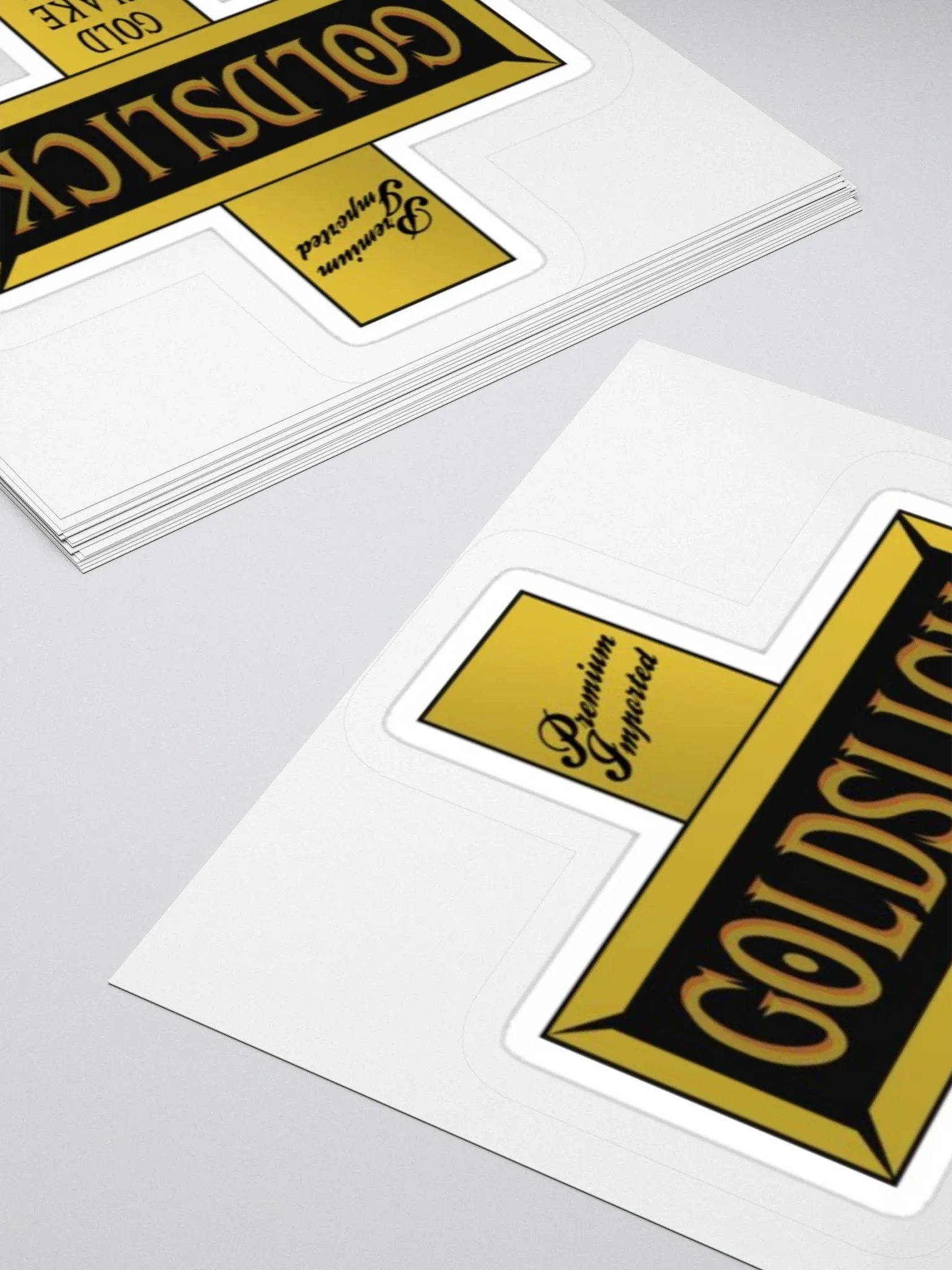 SuperbadMcLovin Goldslick Slap Sticker product image (4)
