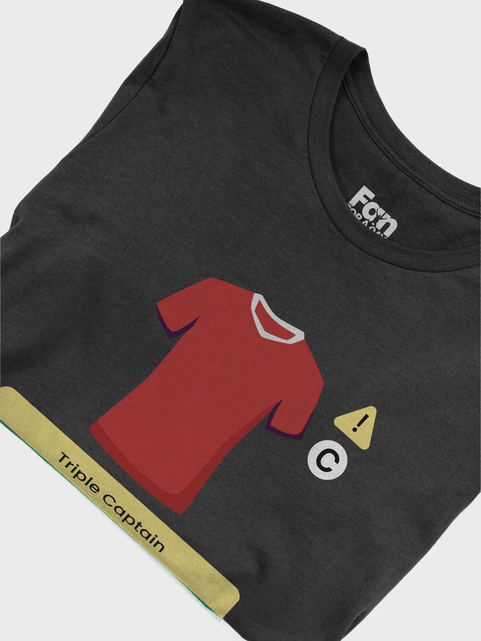Red Triple Captain Fantasy Football T-shirt product image (5)