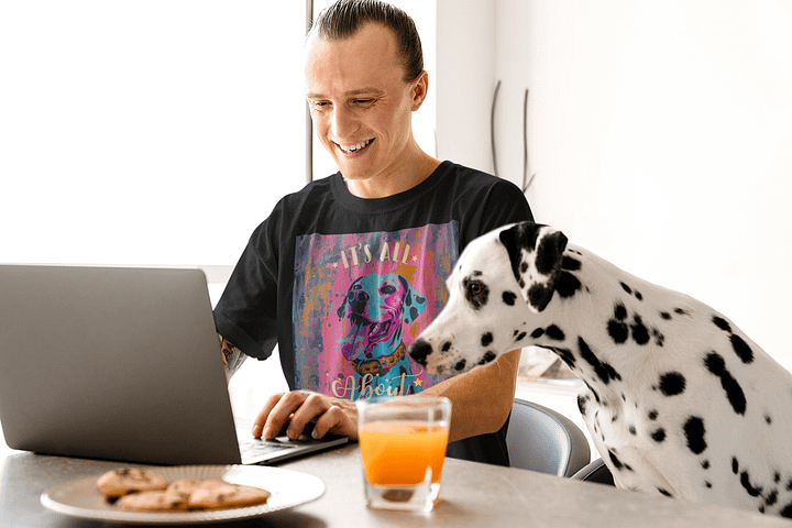 It's All About Dalmatian Regular Fit T-shirt product image (1)