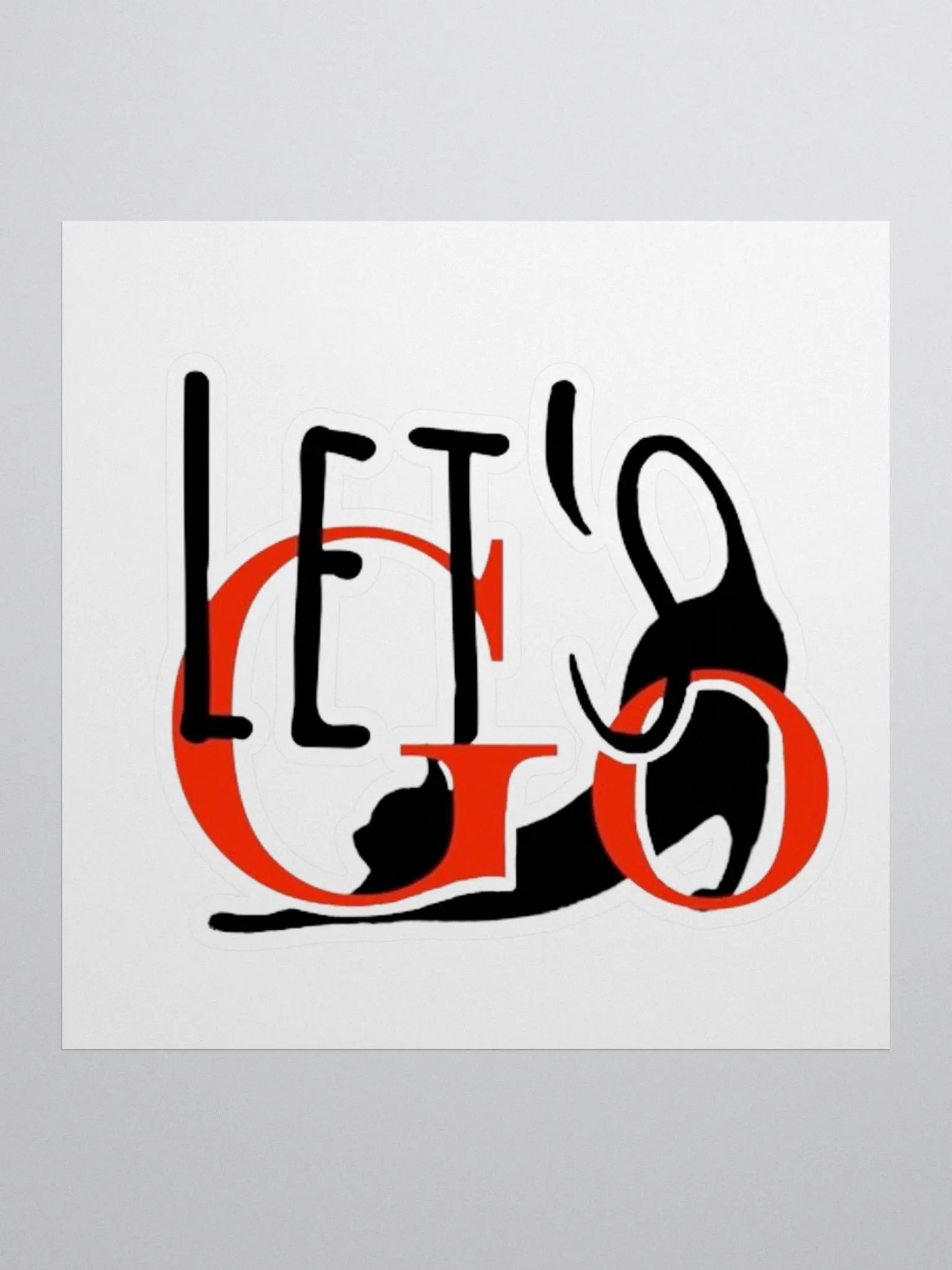 Let's Go Sticker product image (1)