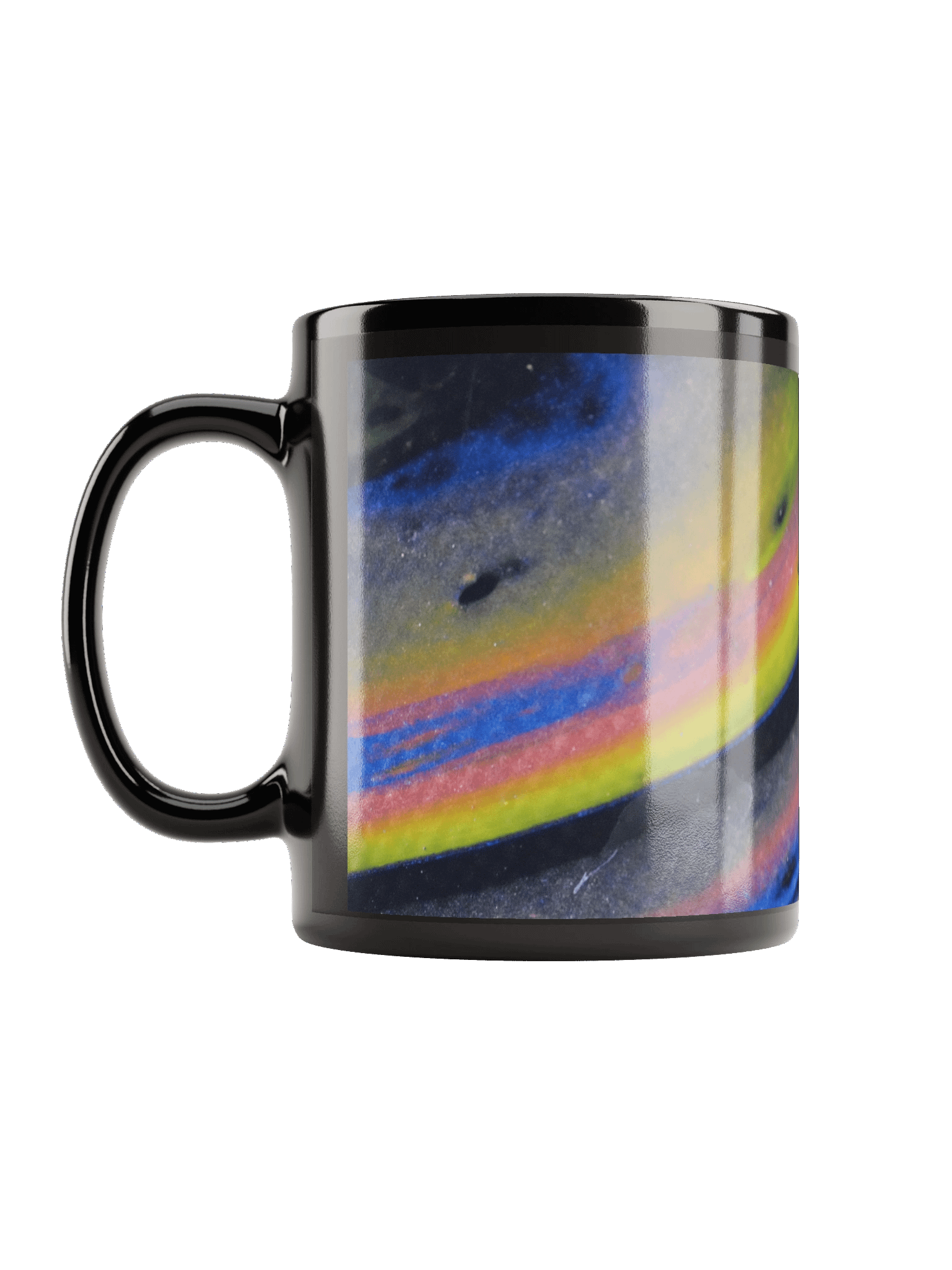 Color from the Rings to the Black Mug product image (6)