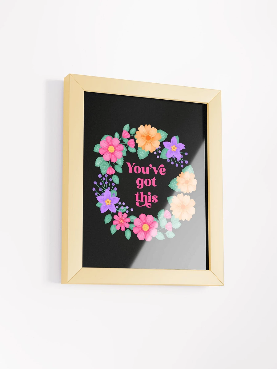 You've got this - Motivational Wall Art Black product image (2)
