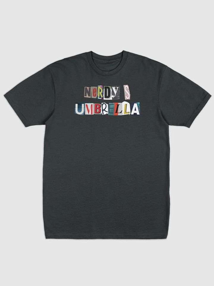 Collage Letter Men's Tee - Nerdy's Umbrella Edition product image (2)