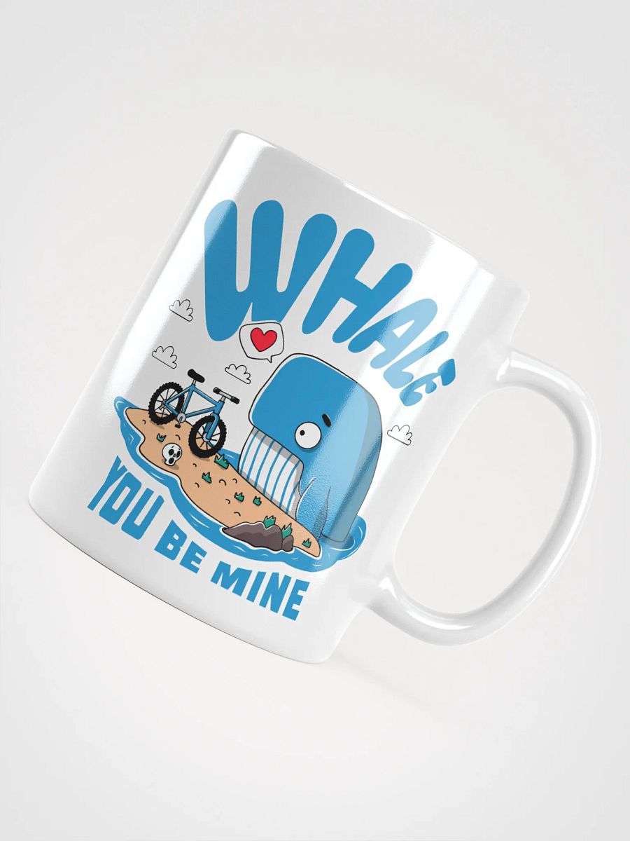 Whale You Be Mine? Funny Cycling & Ocean Lover Mug product image (4)