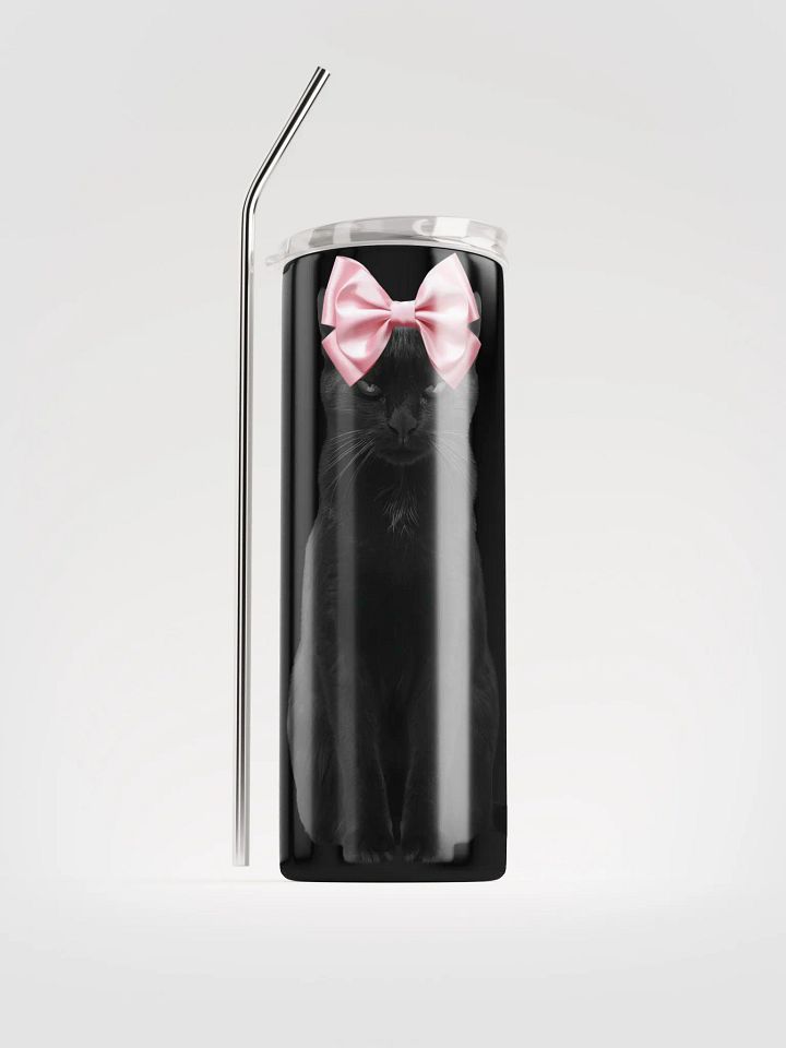 Midnight Whiskers Stainless Steel Tumbler product image (1)