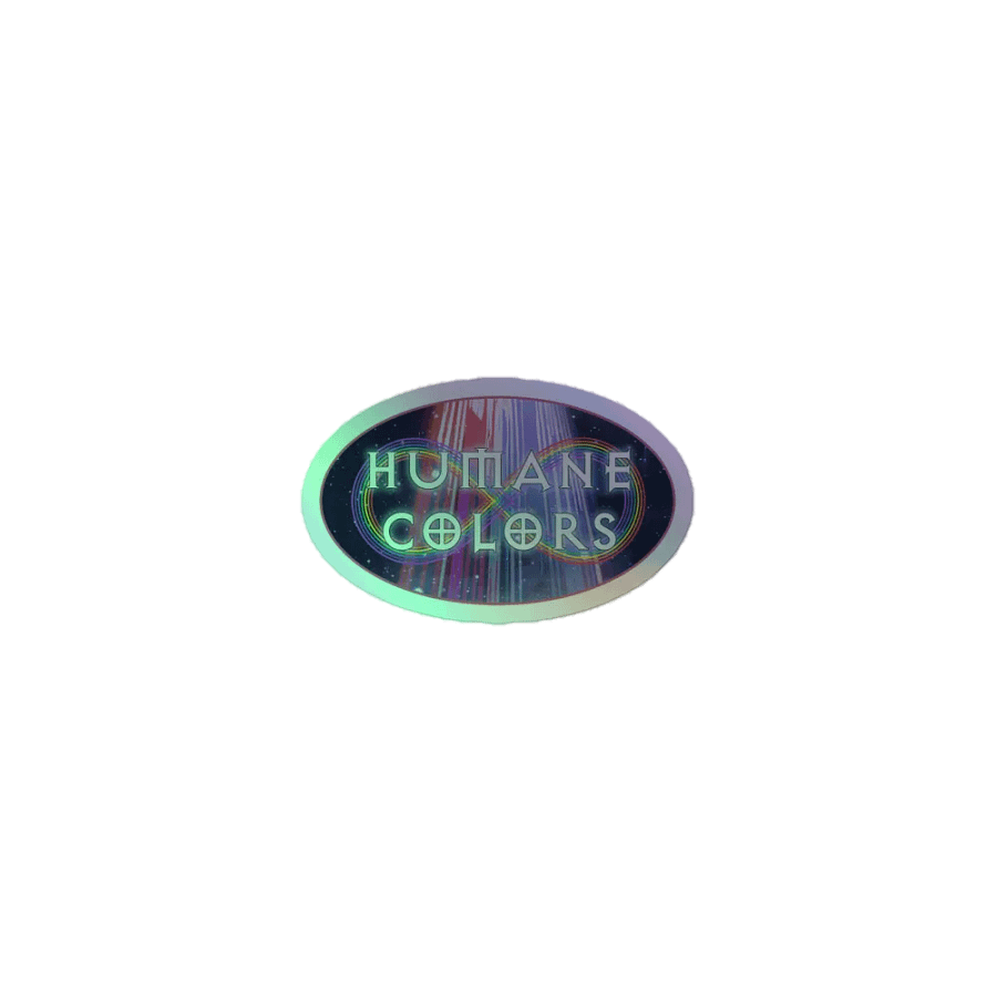Humane Colors rainbow sticker product image (1)