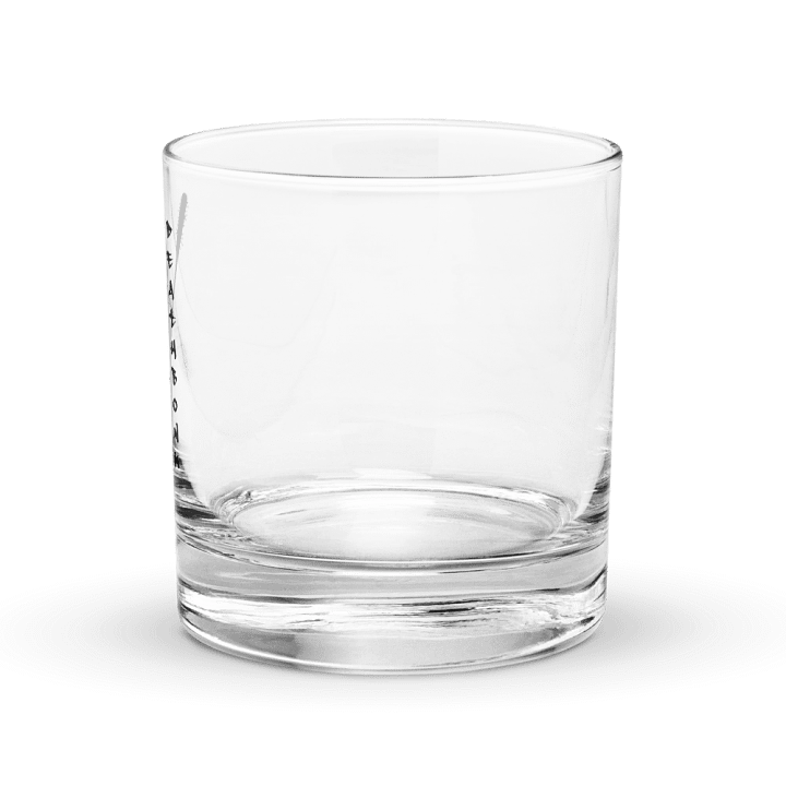 DEATHBONK Rocks Glass (black) product image (2)