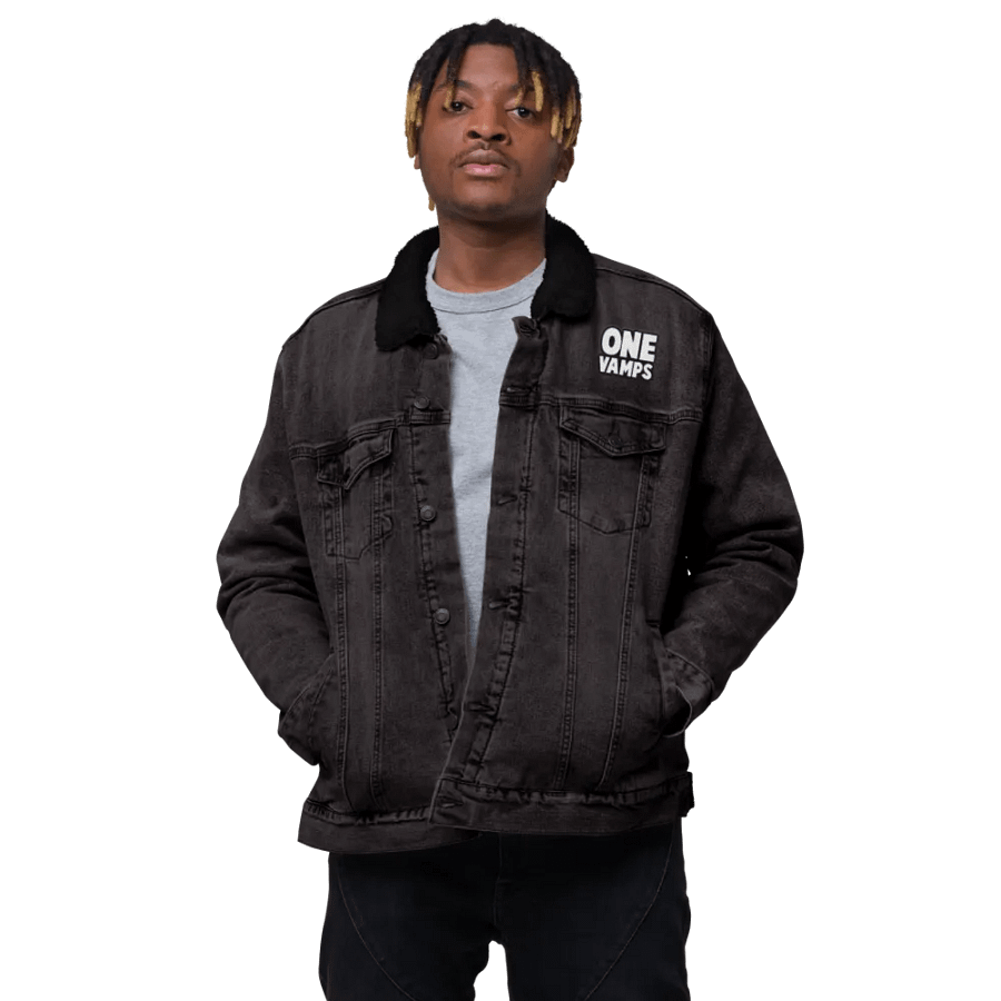 Jacket OneVamps white black letters product image (3)