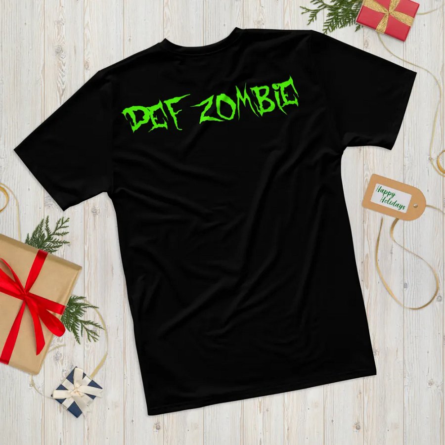 (Silky Feeling) Def-Zombie Skull Shirt - Large Print - Polyester product image (10)