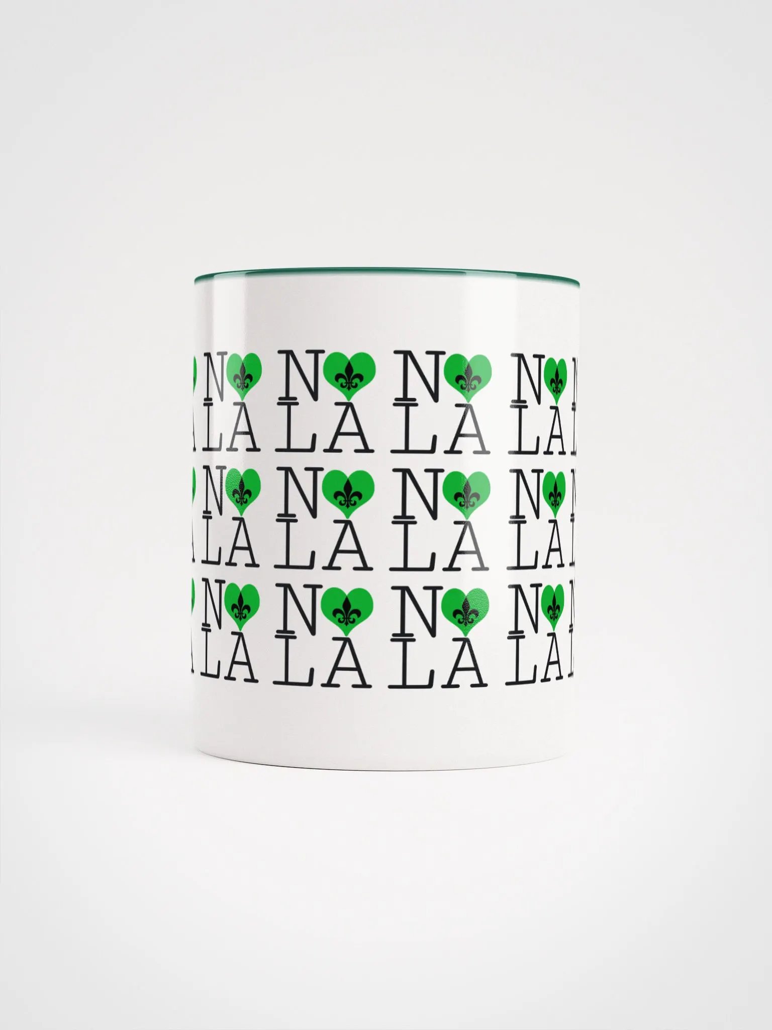 I LOVE NOLA **LEGACY COLOR MUG** (GREEN HEART INFINITY WALL) product image (30)
