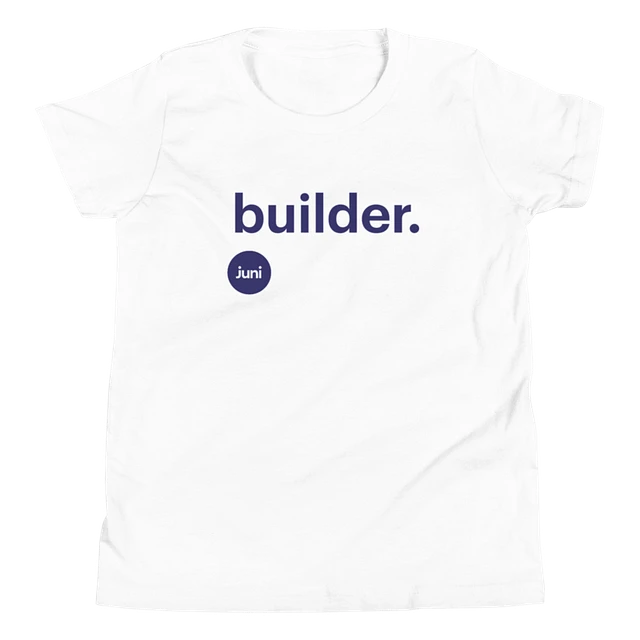 Builder T-Shirt, White (Youth) product image (1)