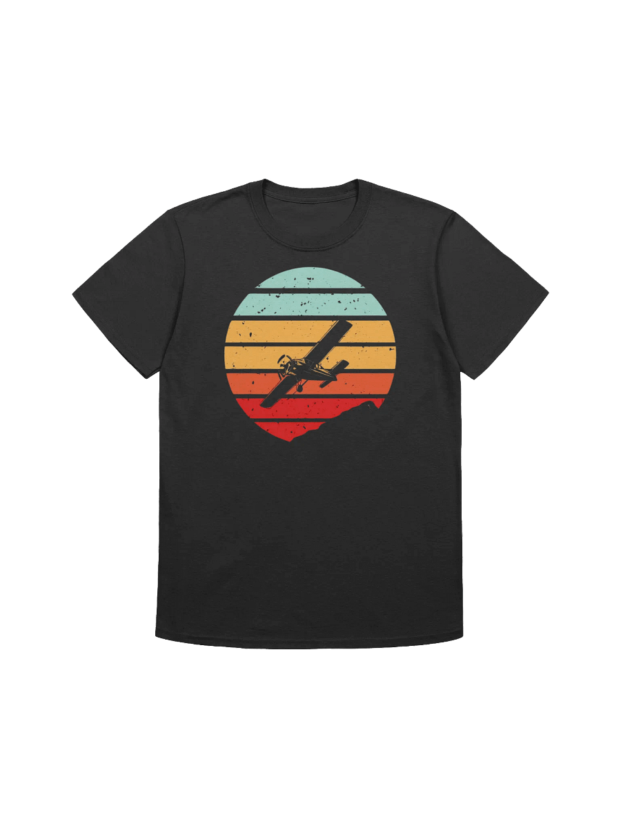 Vintage Airplane Sunset T-Shirt product image (1)