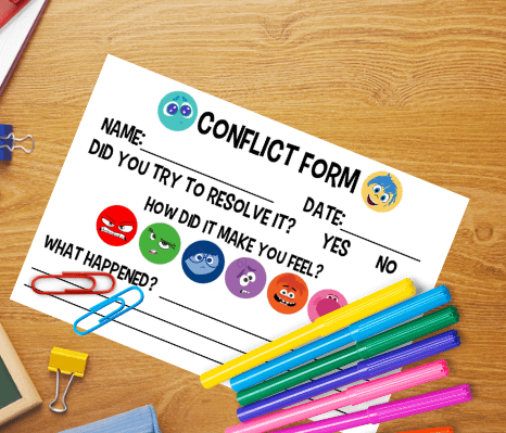 Conflict Resolution Form ISO product image (1)