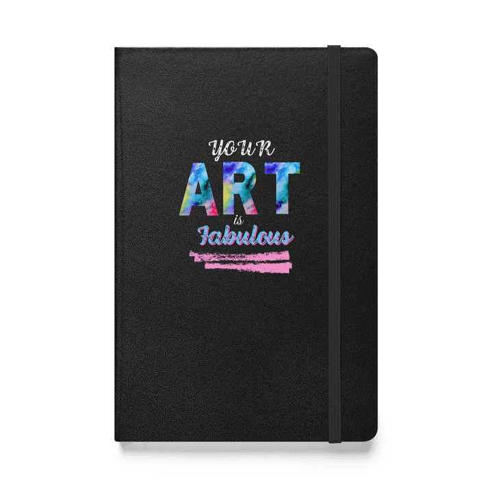 Vibrant Watercolor Art Fabulous Hardcover Journal or art students moms daughters friends art teachers product image (1)
